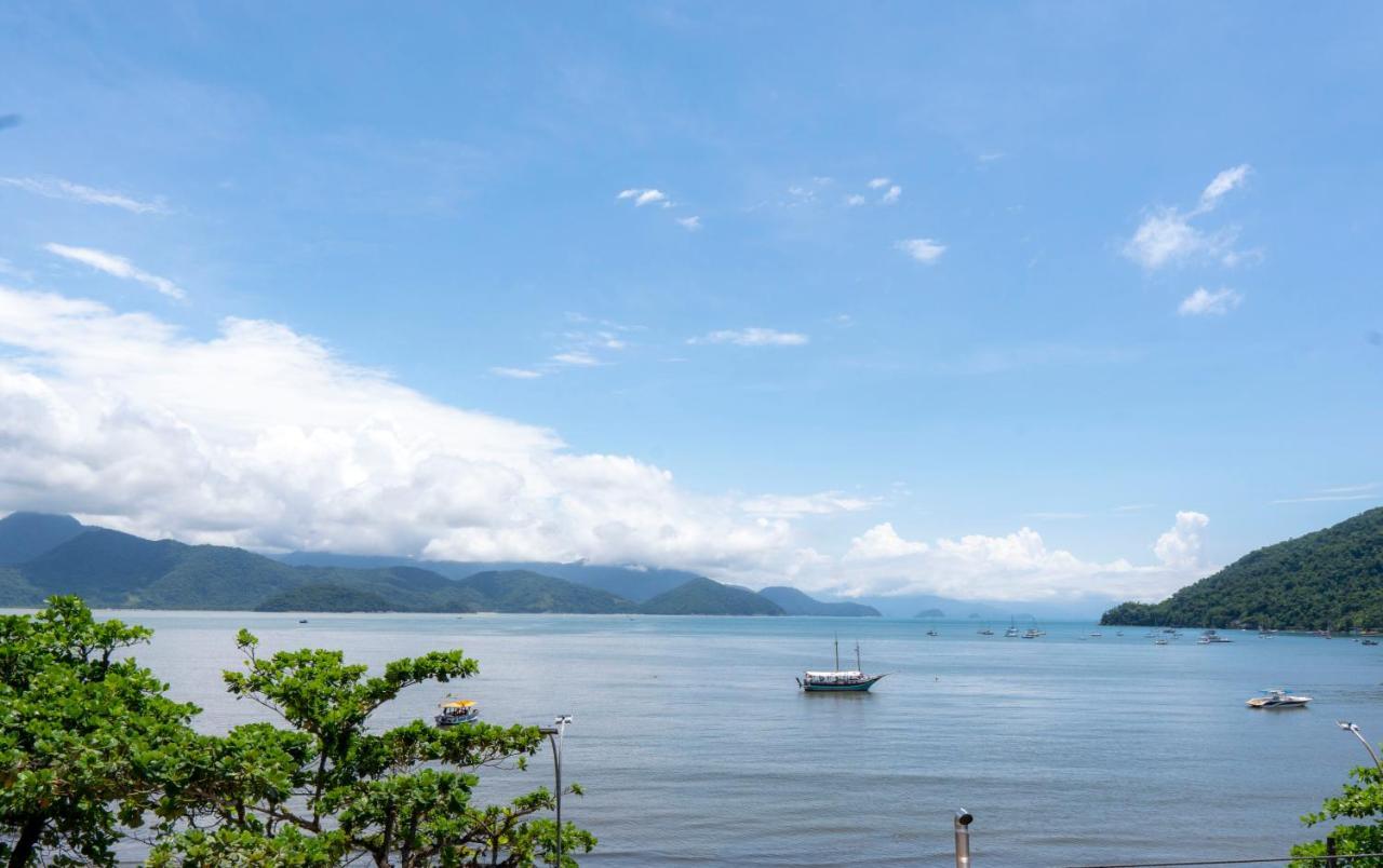 Apartamento de frente para o mar no itagua 03 Apartment Ubatuba Bagian luar foto