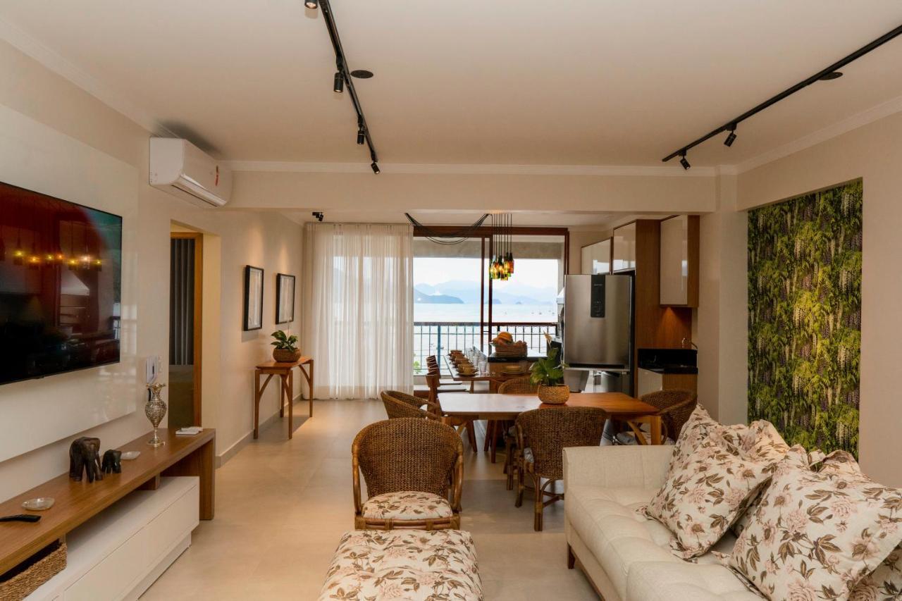 Apartamento de frente para o mar no itagua 03 Apartment Ubatuba Bagian luar foto