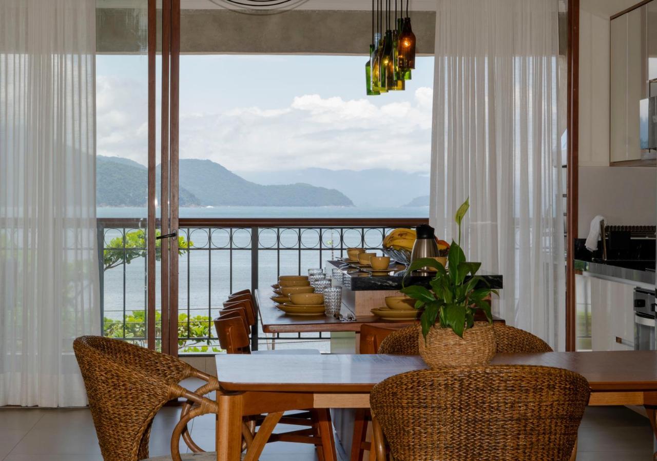 Apartamento de frente para o mar no itagua 03 Apartment Ubatuba Bagian luar foto