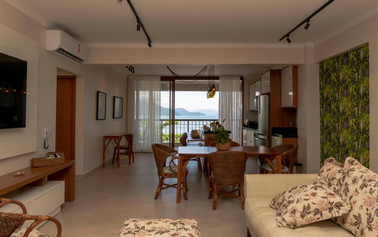 Apartamento de frente para o mar no itagua 03 Apartment Ubatuba Bagian luar foto
