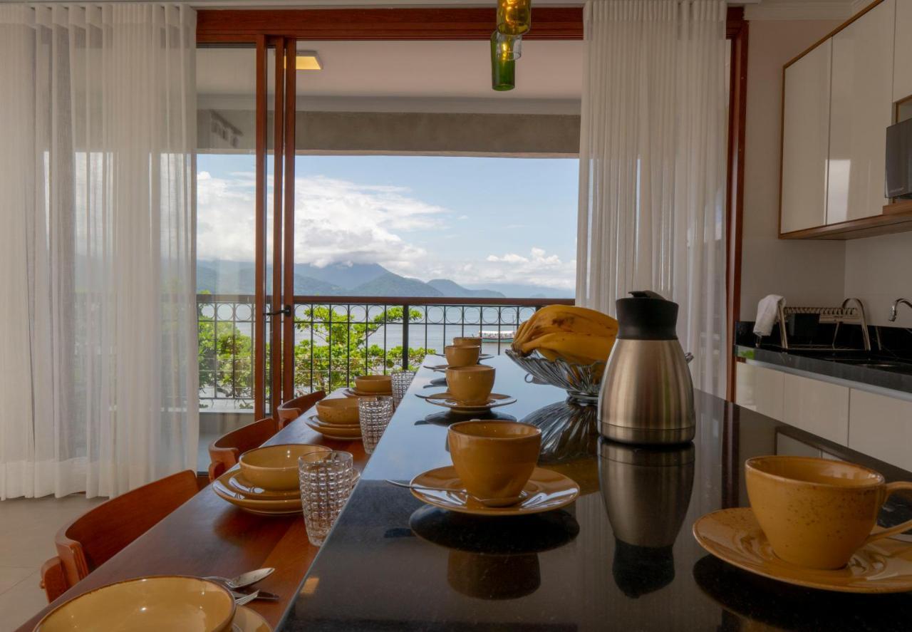 Apartamento de frente para o mar no itagua 03 Apartment Ubatuba Bagian luar foto