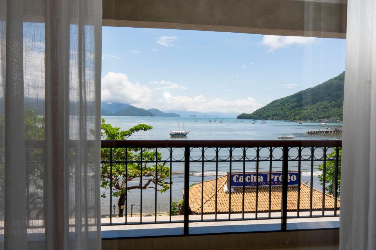Apartamento de frente para o mar no itagua 03 Apartment Ubatuba Bagian luar foto